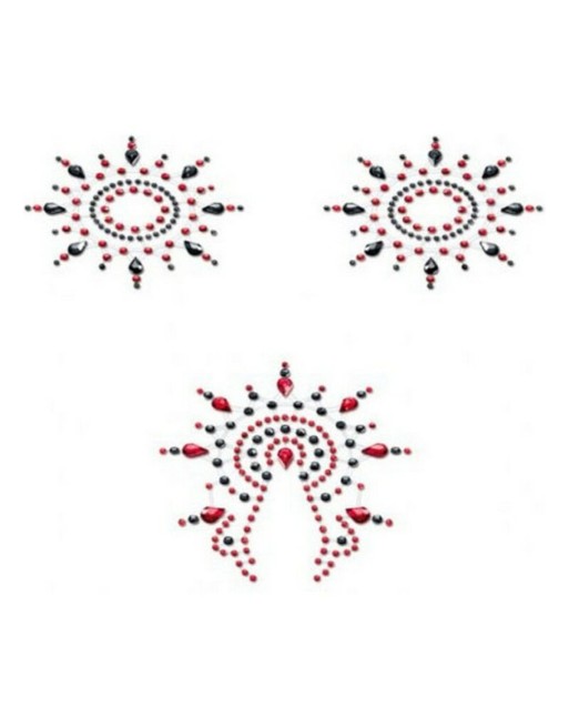 Gloria Set Schwarz & Rot Mystim (3 pcs)