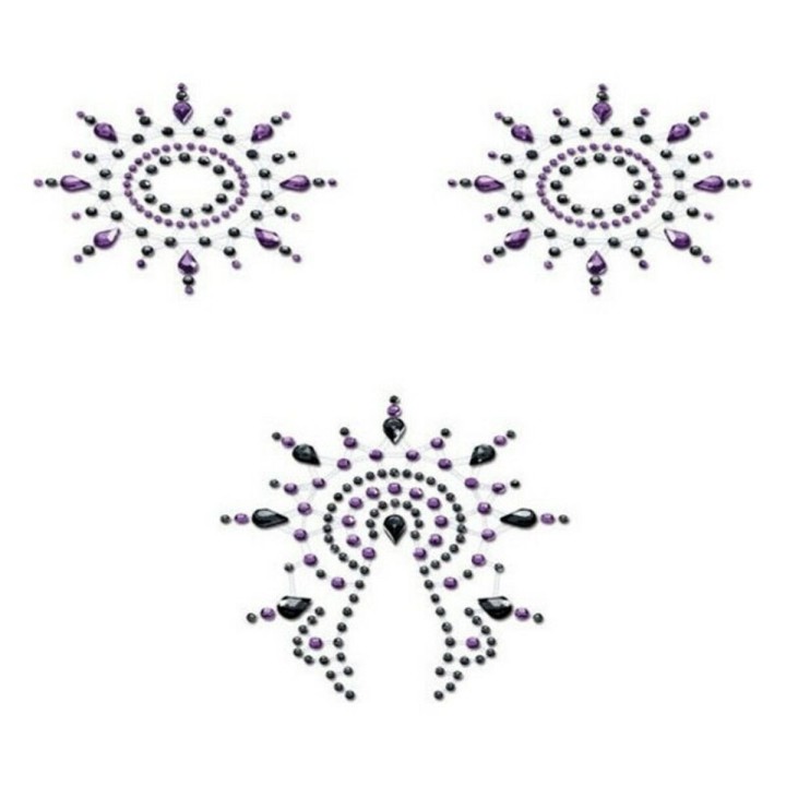 Ensemble Gloria Noir & Violet Mystim (3 pcs)