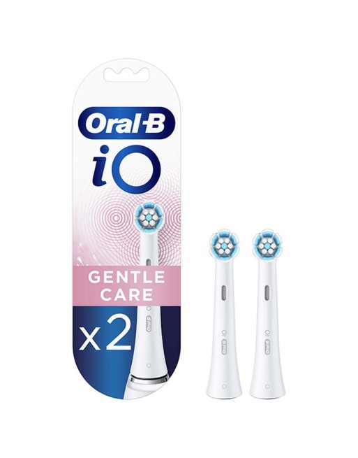 Ricambio per Spazzolino da Denti Elettrico Braun iO Gentle Care 2 szt Bianco