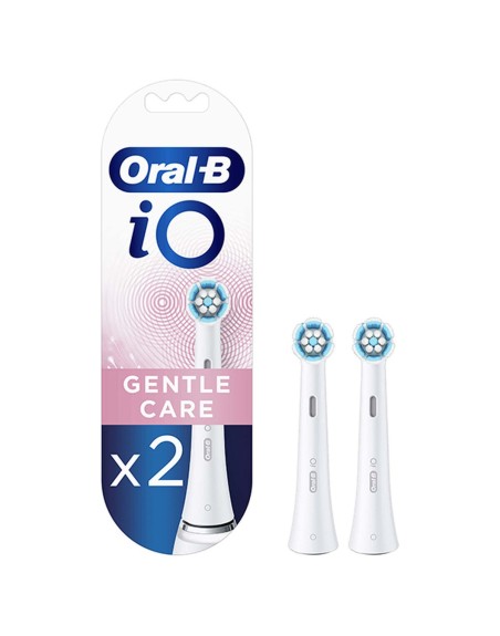 Ricambio per Spazzolino da Denti Elettrico Braun iO Gentle Care 2 szt Bianco