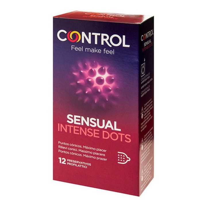 Preservativos Intense Intense Dots Control (12 uds)