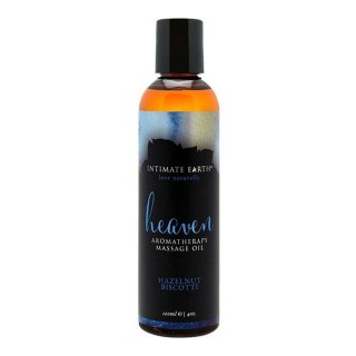 Massageolie Himmel Hasselnød Kiks 120 ml Intimate Earth Sød Hasselnød