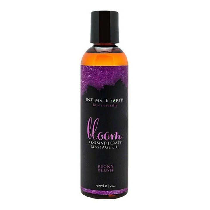 Huile de massage Bloom 120 ml Intimate Earth Floral Fleurs Roses
