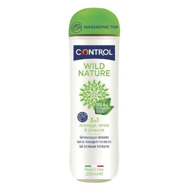 Vandbaseret Glidecreme Wild Nature Control 43219 (200 ml)