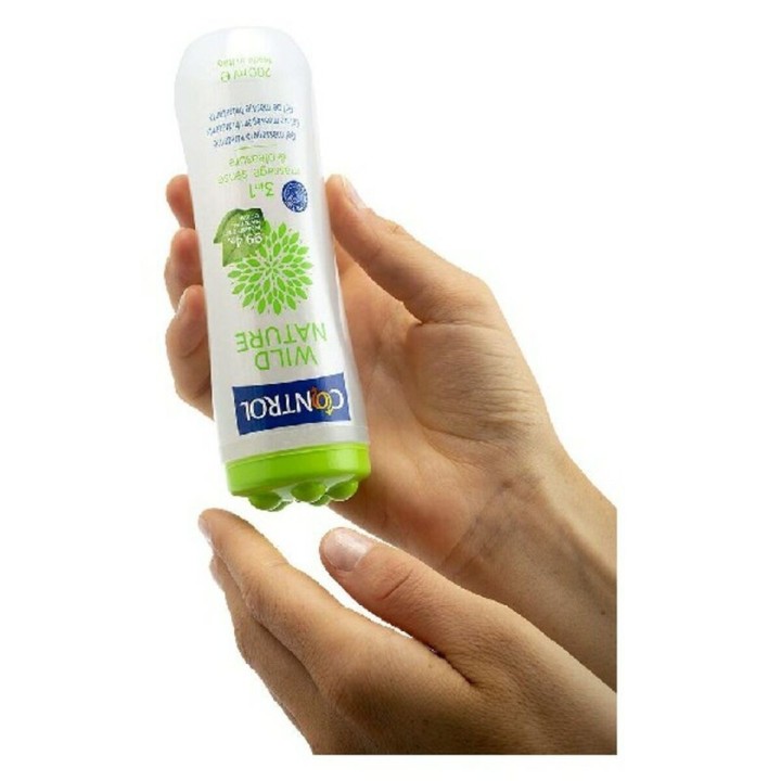 Vandbaseret Glidecreme Wild Nature Control 43219 (200 ml)