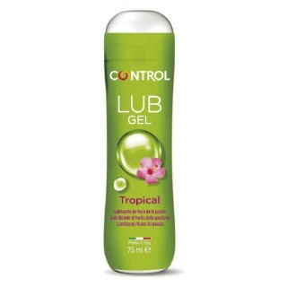 Vandbaseret Glidecreme Lub Tropical Control Passionsfrugt (75 ml)