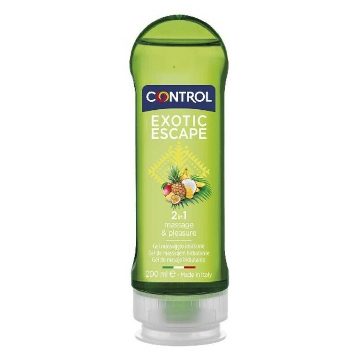 Erotisk massageolie Exotic Escape Control 8411134135803 (200 ml)