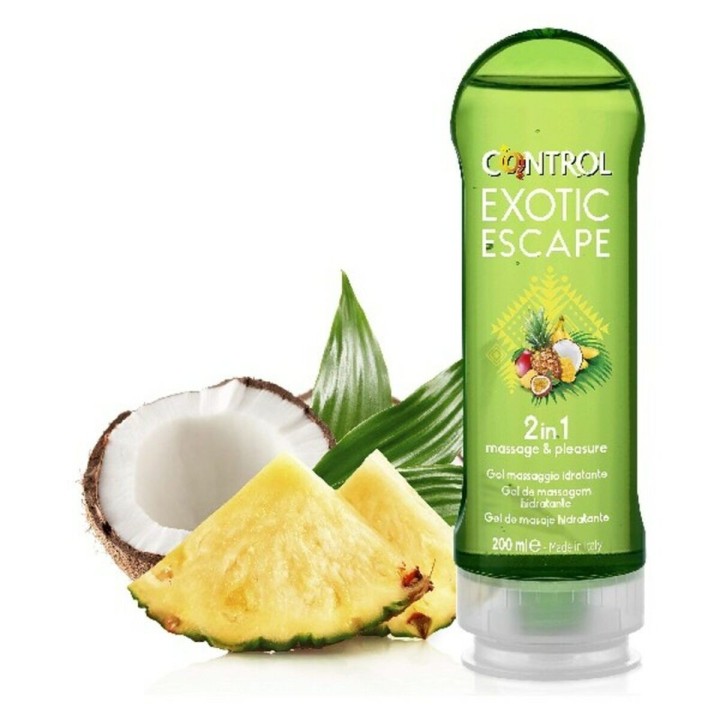 Erotisk massageolie Exotic Escape Control 8411134135803 (200 ml)