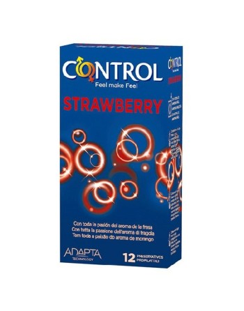 Kondomer Control 43224 Jordbær (12 uds)
