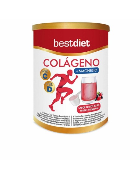 Colágeno Best Diet Colágeno Con Magnesio En Polvo Magnesio Polvos Frutos rojos