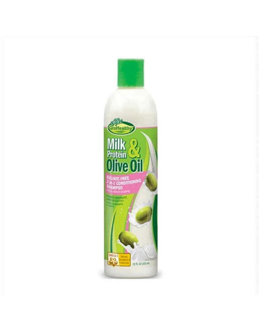 Shampoo and Conditioner Grohealthy Milk Proteins & Olive Oil 2 In 1 Sofn'free